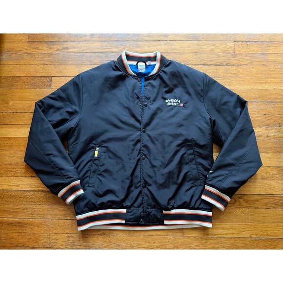 PUMA Random Event Black Bomber Jacket Mens sz XL - Picture 1 of 10